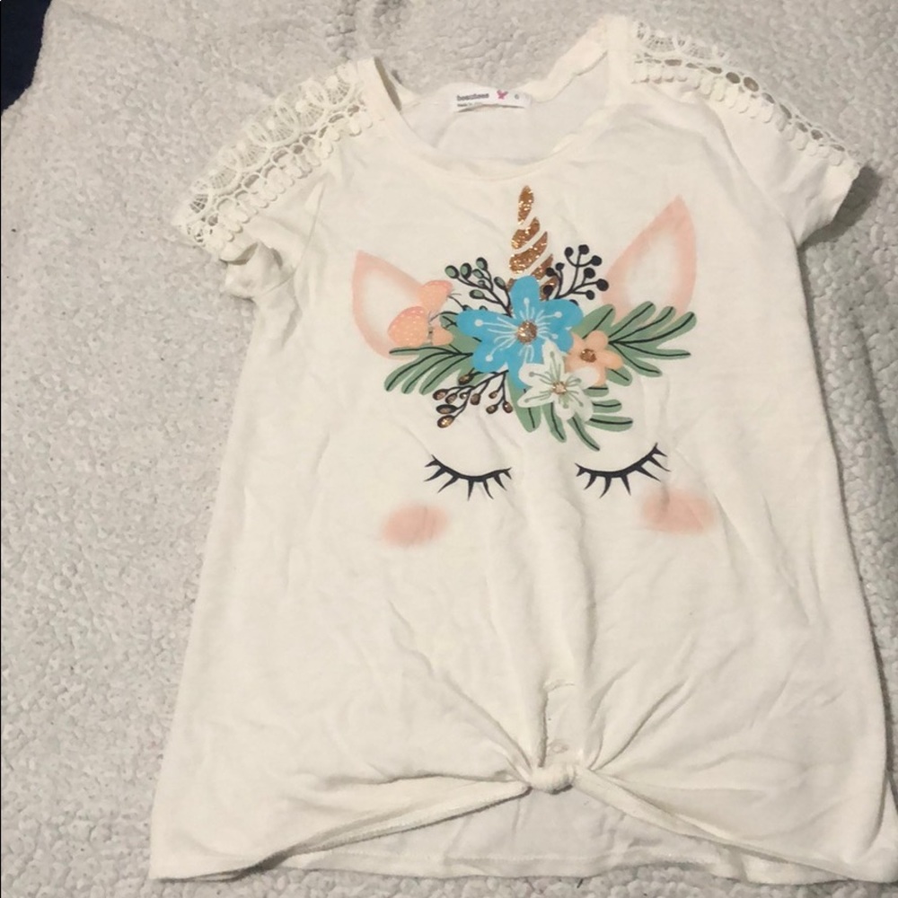 Girls - unicorn top